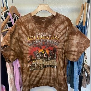❌SOLD❌2012 sturgis black hills rally tye dye shirt